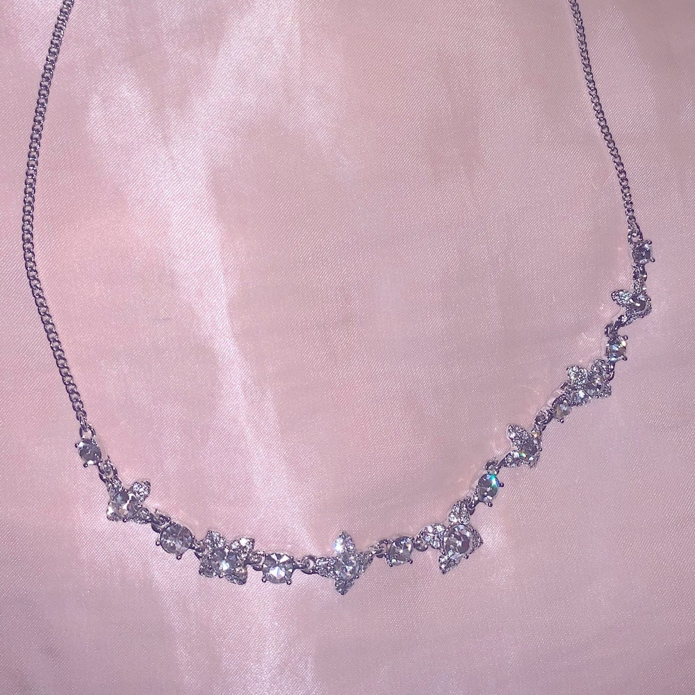 Givenchy Crystal Scatter Statement Necklace - image 3